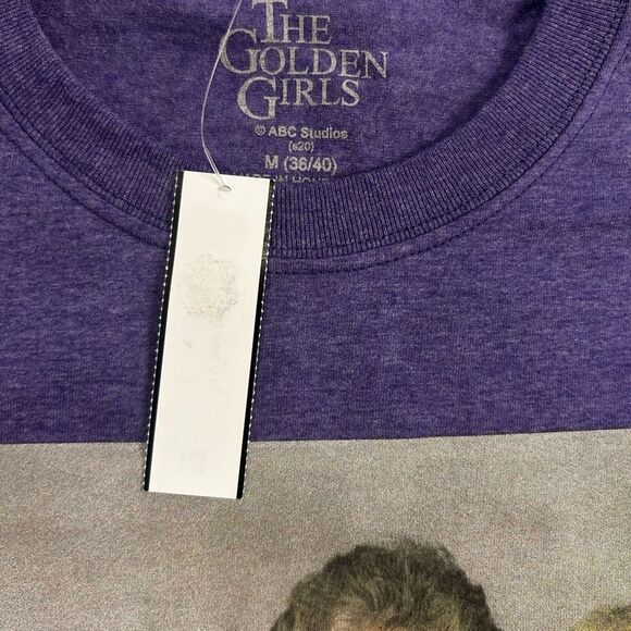 Purple 'Golden Girls' Graphic Short Sleeve Tee NWT - Picture 3 of 3